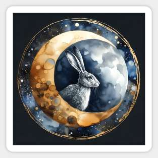 Moon Hare 2 Sticker